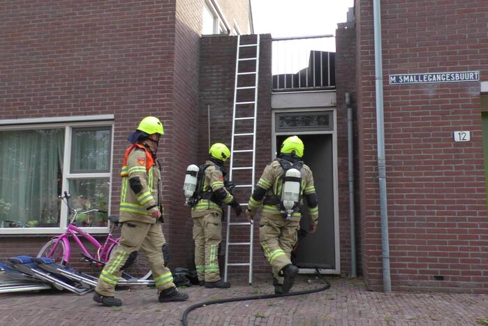 Veel schade door brand bij woning
