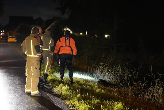 Scooter aangetroffen bij waterkant