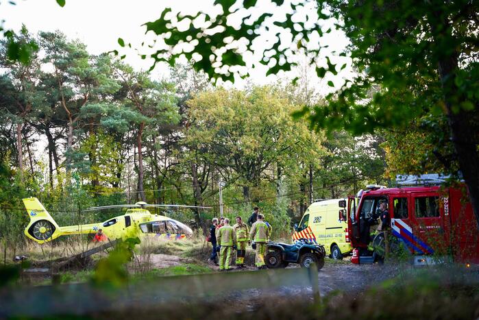Traumahelikopter landt op terrein Fundustry