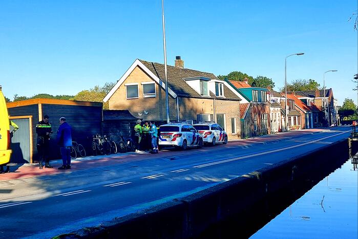 Wielrenner gewond bij botsing met scooter
