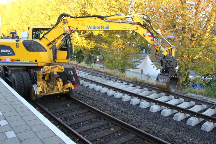 Geen treinverkeer door werkzaamheden aan het spoor
