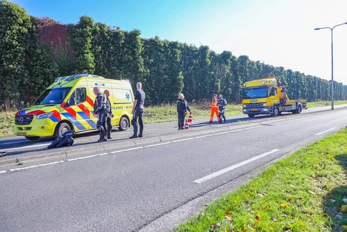 Twee motorrijders gewond bij ongeval