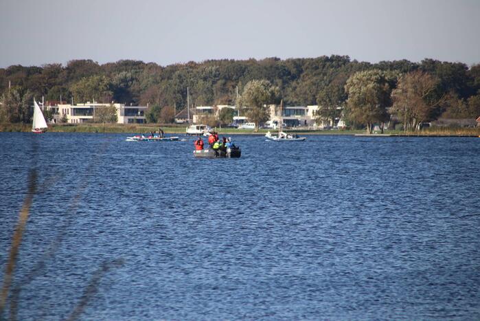 Zoekactie met sonar naar vermist persoon