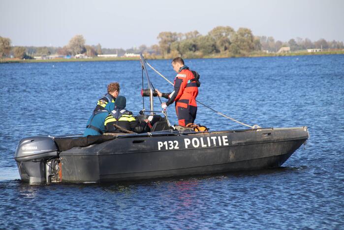 Zoekactie met sonar naar vermist persoon