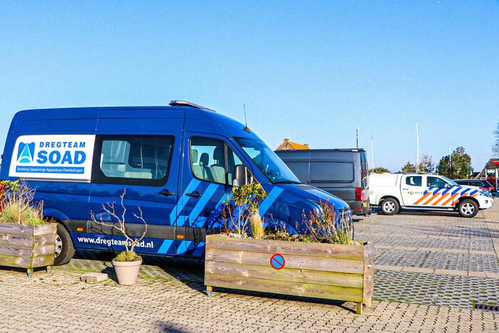 Zoekactie met sonar naar vermist persoon