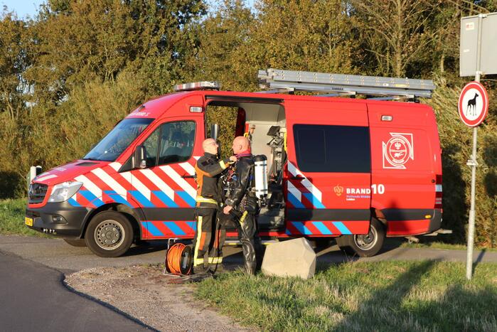 Brandweerduikers ingezet bij politieonderzoek