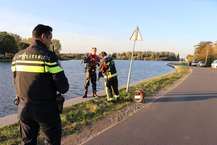 Brandweerduikers ingezet bij politieonderzoek