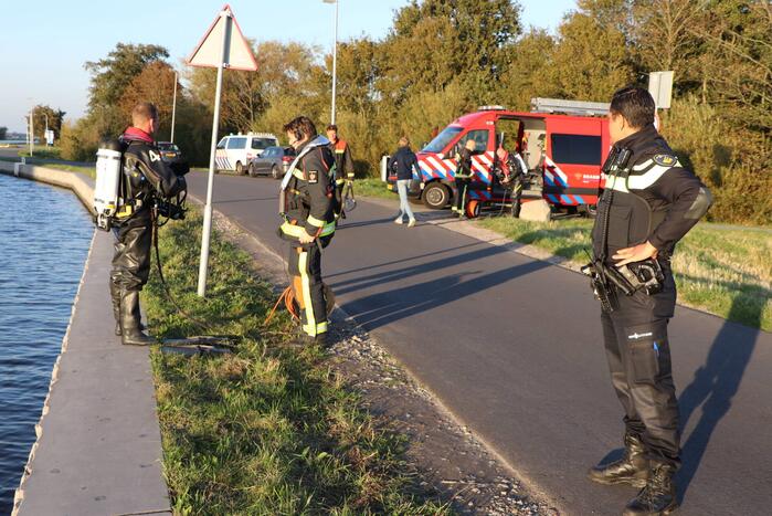 Brandweerduikers ingezet bij politieonderzoek