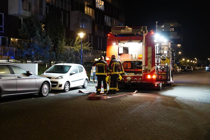Smeulbrand in appartementencomplex