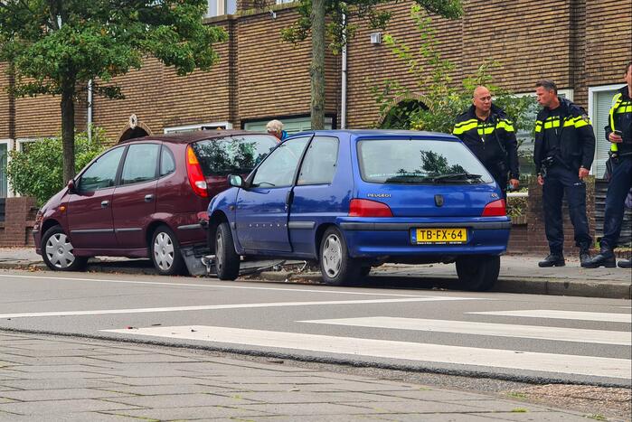 Bestuurder botst tegen boom en gaat ervandoor