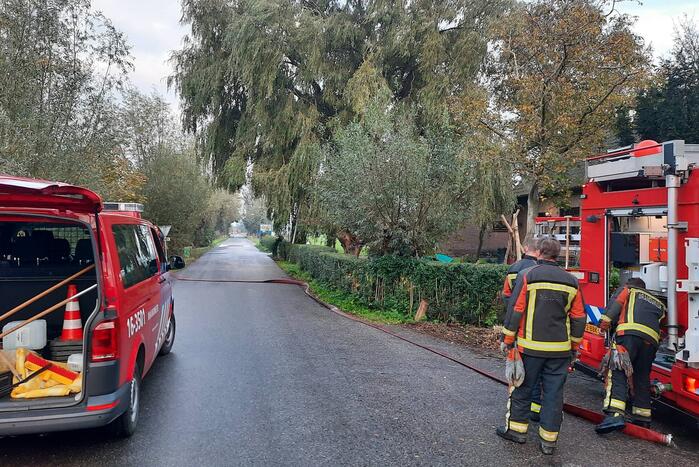Traktor veroorzaakt kilometer lang oliespoor