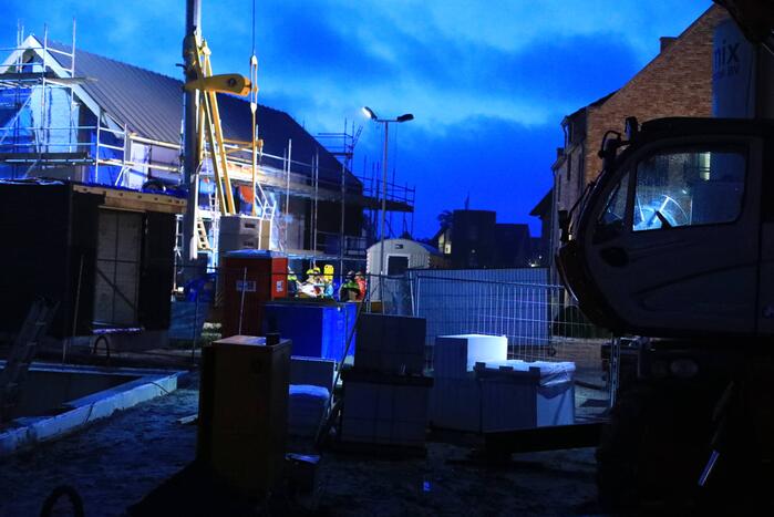 Bouwvakker zwaargewond bij ongeval op bouwterrein