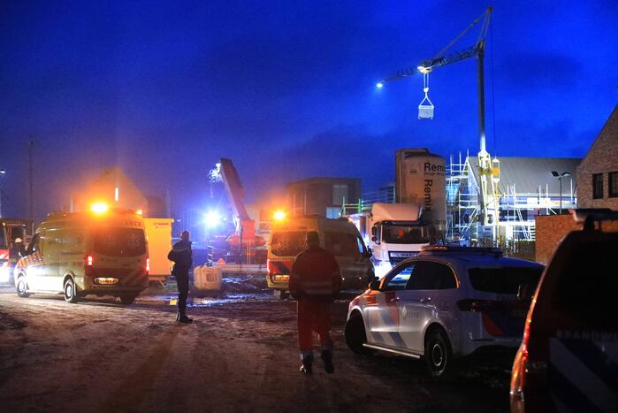 Bouwvakker zwaargewond bij ongeval op bouwterrein
