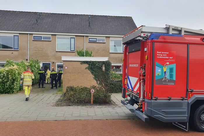 Voordeur woning geforceerd bij waterlekkage