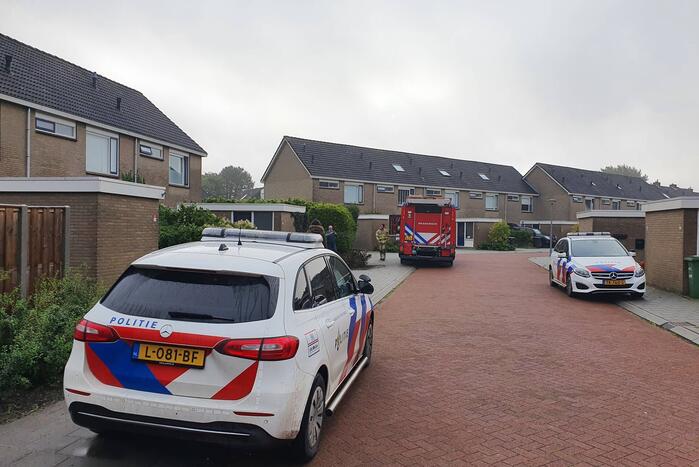 Voordeur woning geforceerd bij waterlekkage