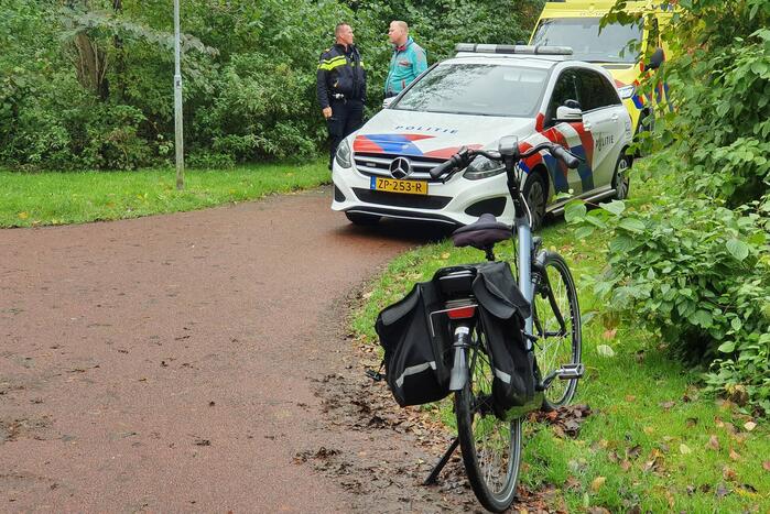 Fietsster gewond bij valpartij