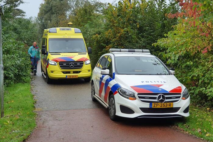 Fietsster gewond bij valpartij