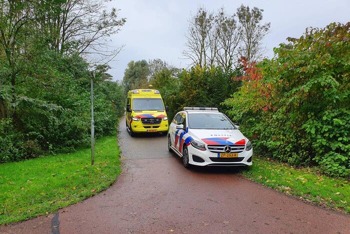 Fietsster gewond bij valpartij
