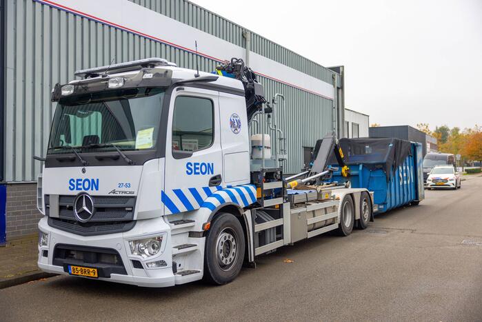 Drugslab in garagebedrijf ontruimd