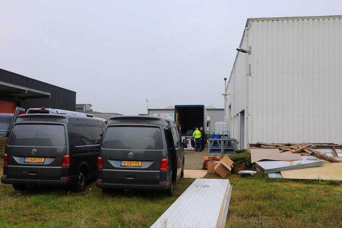 Drugslab in garagebedrijf ontruimd