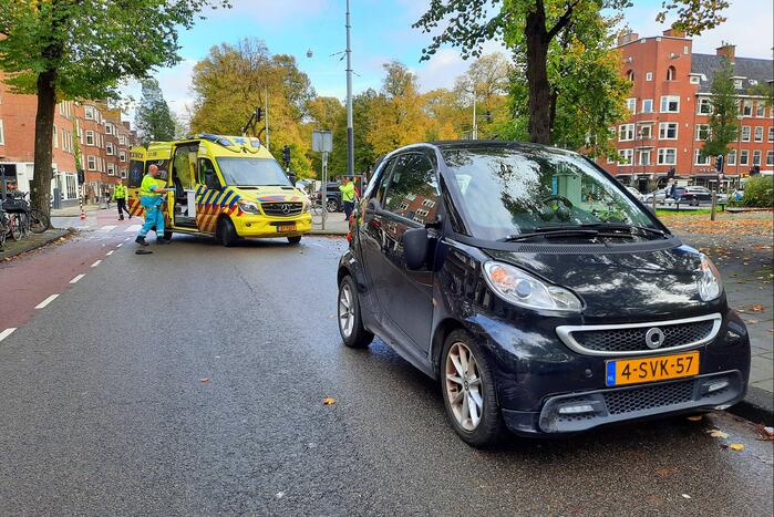 Bestuurder van scootmobiel gewond bij aanrijding