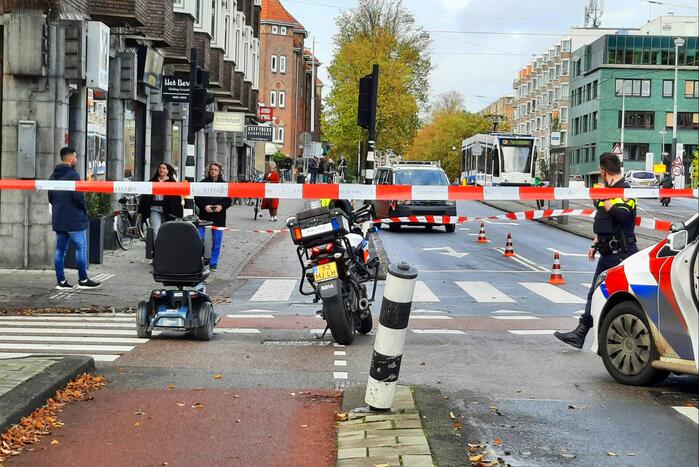 Bestuurder van scootmobiel gewond bij aanrijding