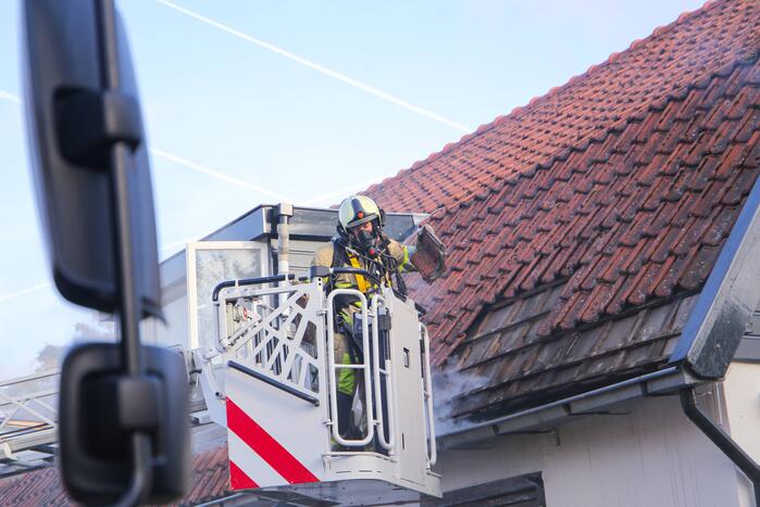 Grote brand in cafe met bovenwoning