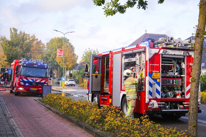Grote brand in cafe met bovenwoning