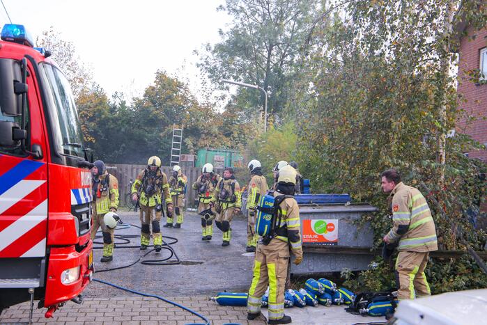Grote brand in cafe met bovenwoning