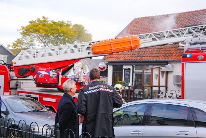 Grote brand in cafe met bovenwoning