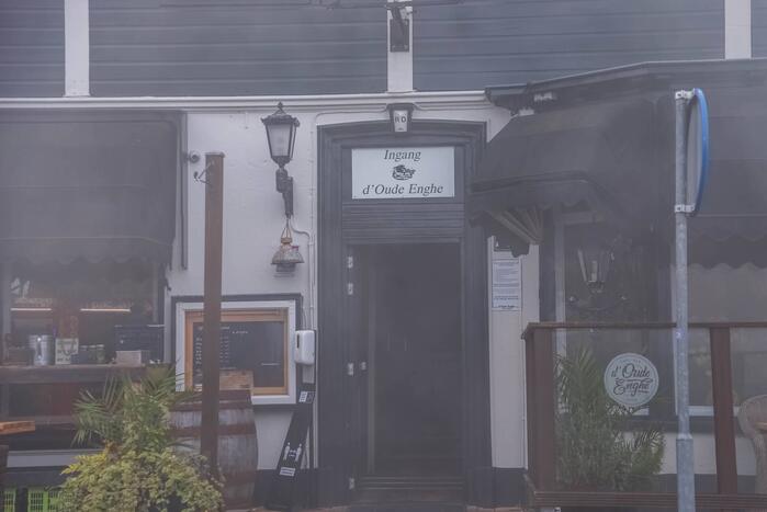 Grote brand in cafe met bovenwoning