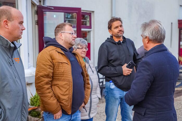 Grote brand in cafe met bovenwoning