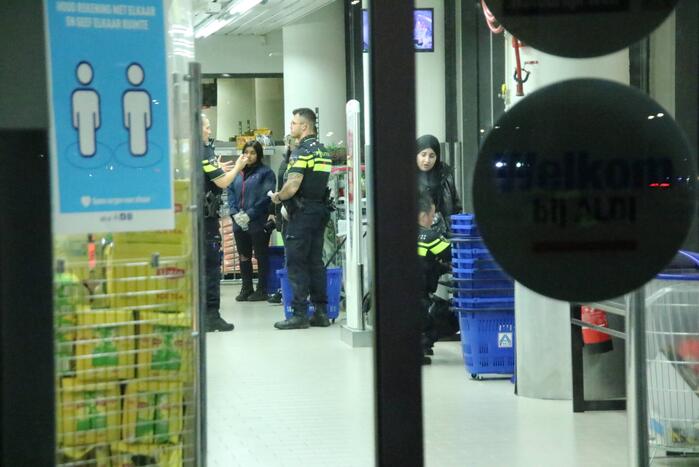 Gewapende overval op Aldi supermarkt