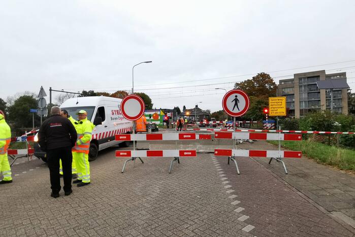 Spoorweg overgang definitief afgesloten
