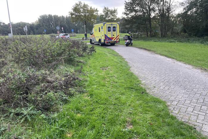Scooterrijder gewond bij valpartij