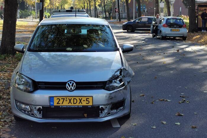 Schade aan personenauto's door botsing