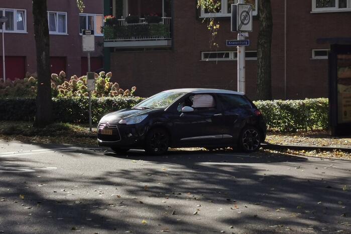 Schade aan personenauto's door botsing