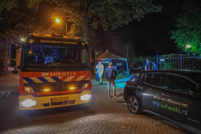 Veel schade aan auto door brand