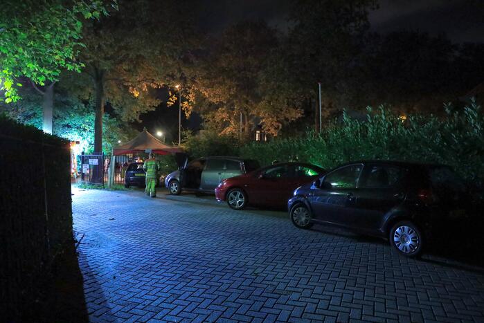 Veel schade aan auto door brand