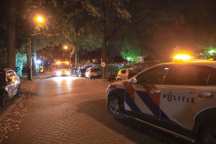 Veel schade aan auto door brand