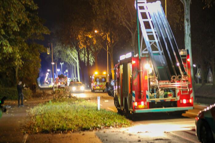 Twee gewonden bij zware crash