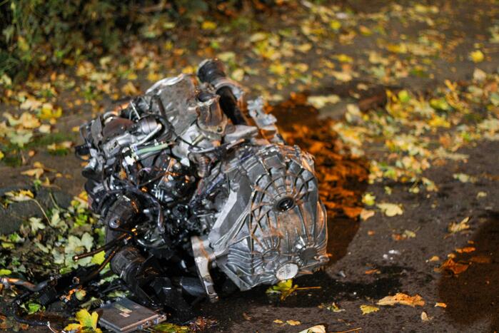 Twee gewonden bij zware crash