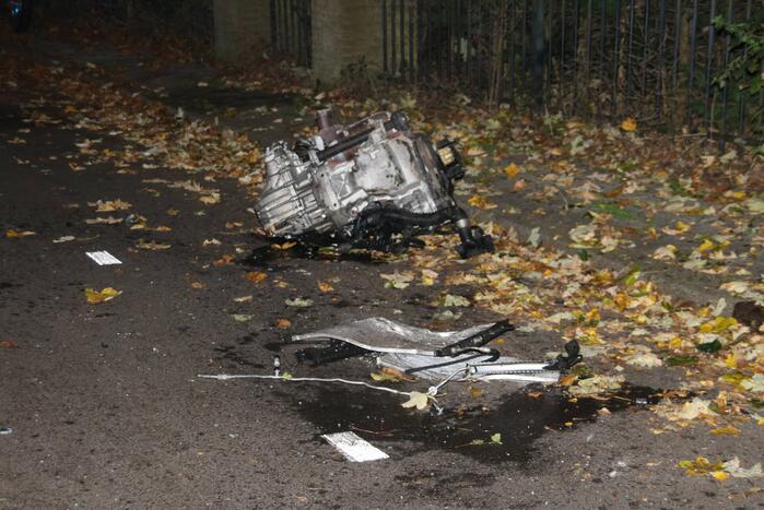 Twee gewonden bij zware crash