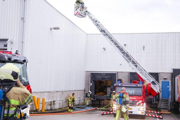 Grote brand in machinekamer Sligro