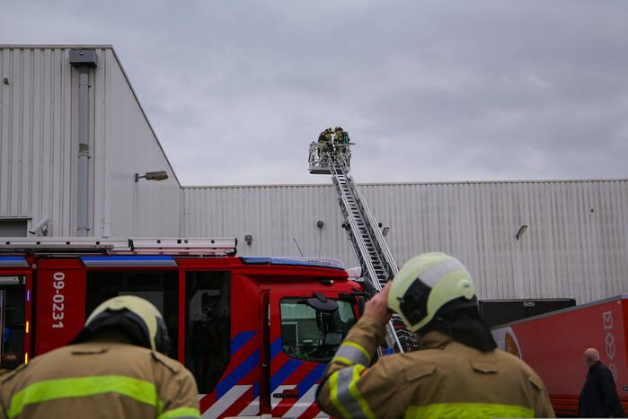 Grote brand in machinekamer Sligro