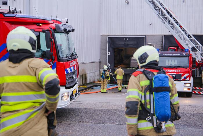 Grote brand in machinekamer Sligro