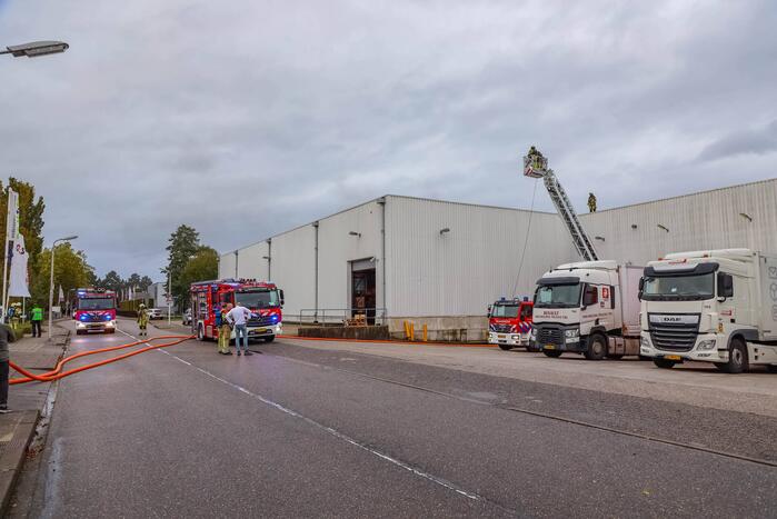 Grote brand in machinekamer Sligro