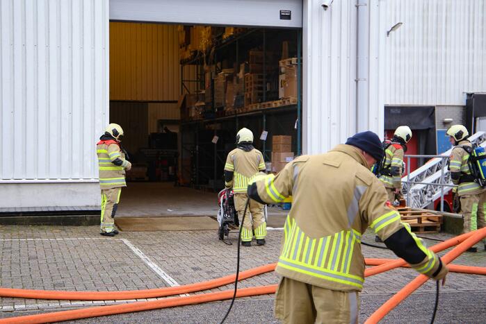 Grote brand in machinekamer Sligro