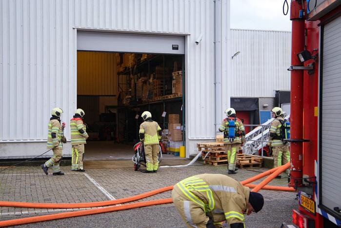 Grote brand in machinekamer Sligro