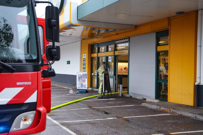 Grote brand in machinekamer Sligro